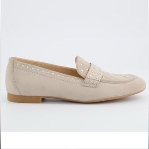 Loafer Flat. Slip-on Suede leather